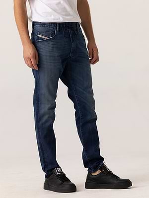 DIESEL jogg jeans גינס ארוך בצבע כחול ה משופשף