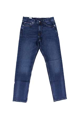 TOMMY HILFIGER blue jeans REGULAR FIT גינס טומי הילפיגר בצבע כחול משופשף - 32/30