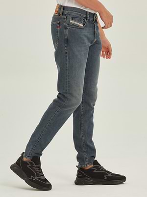 DIESEL jeans sleenker 1979 גינס בצבע כחול בהיר משופשף - 30