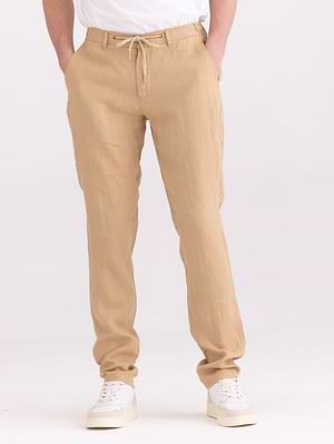 BGS linen pants מכנס ארוך פשתן כאמל