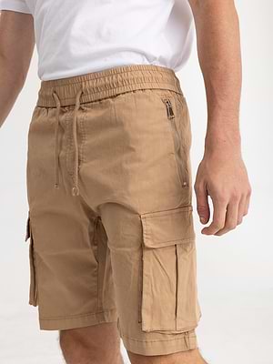 RAPPER short cargo pants דגמח קצר בצבע כאמל ריצרץ