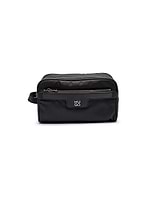 HUGO plata black תיק רחצה ניילון לוגו מטאל בחזית