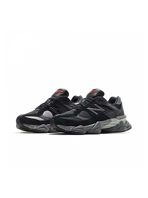 NEW BALANCE 9060 U9060BLK סניקרס בצבע שחור סוליה אפור לוגו אדום - 45