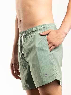 GANT swimshort green בגד ים בצבע ירוק פיסטוק