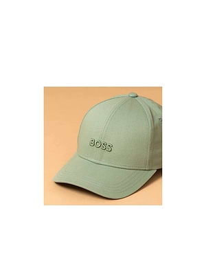 BOSS light green כובע ירוק פיסטוק לוגו טון על טון