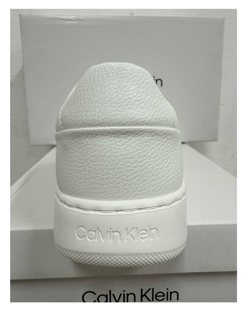 ג'ק מונסונגו JackMonsonego CALVIN KLEIN falconi white sy סניקרס קלוין  קליין בצבע לבן לוגו לבן