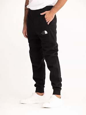 THE NORTH FACE long pants black small logo מכנס טרנינג ארוך בצבע שחור עם לוגו קטן