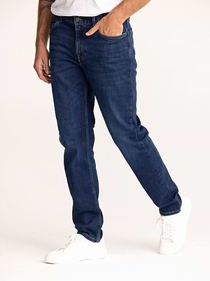 TOMMY HILFIGER jeans גינס בצבע כחול כהה קלאסי