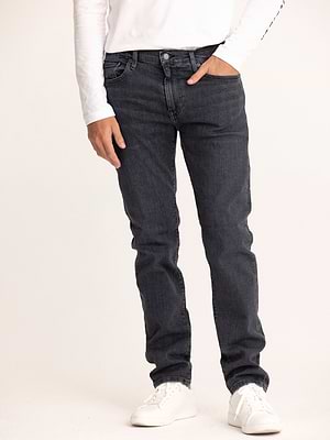 LEVI'S jeans גינס בצבע אפור כהה 512