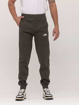 THE NORTH FACE green small logo long pantsמכנס בצבע ירוק לוגו לבן