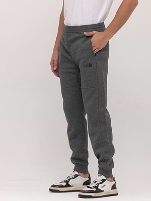 THE NORTH FACE dark gray small logo long pants מכנס בצבע אפור כהה עם לוגו - XS