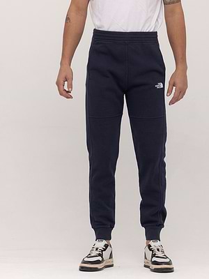 THE NORTH FACE navy small logo long pants מכנס בצבע נייבי עם לוגו לבן