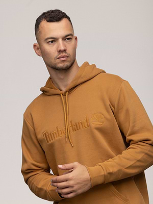 TIMBERLAND hoodie orange logo קפוצון בצבע כתום לוגו טון על טון