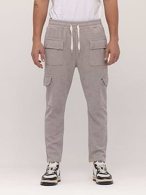 PALM MYKONOS super vintage stone cargo דגמח קורדרוי בצבע אבן