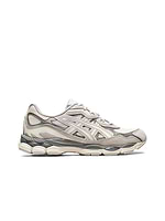 ASICS gel-nyc oyster grey 103   סניקרס ניו יורק בצבע קרם בז 103