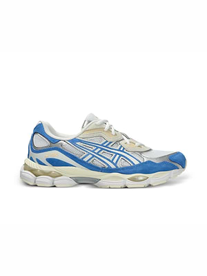 ASICS gel-nyc blue coast 116   סניקרס ניו יורק בצבע כחול משולב בז לבן  1203A383-116