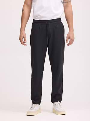 2512 long pants מכנס ספורט אלגנט ארוך בצבע שחור