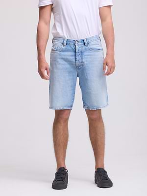 DIESEL jeans regular - short ג'ינס דיזל כחול בהיר 007DM