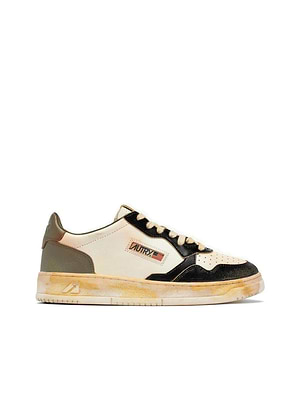 AUTRY AVLM SV06 medalist low man סניקרס וינטג' שחור משולב ירוק משופשף