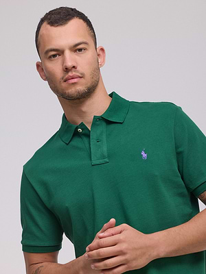 RALPH LAUREN polo logo פולו בצבע ירוק סוס סגול CLASSIC FIT