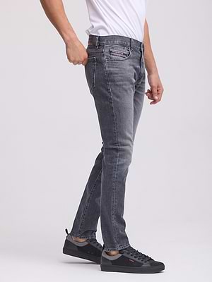 DIESEL jeans d-struk בצבע אפור קלאסי ביזנס 09N49