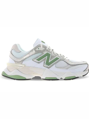 NEW BALANCE 9060 U90603B6 סניקרס בצבע לבן/ירוק/כסוף