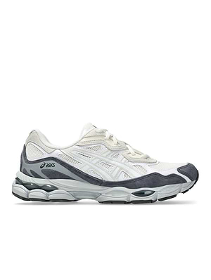 ASICS gel-nyc cream/white  סניקרס ניו יורק בצבע קרם אפור כחול  1203A383-113
