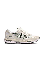 ASICS gel-nyc ivory/forest night  סניקרס ניו יורק בצבע קרם ירוק  1203A383-750