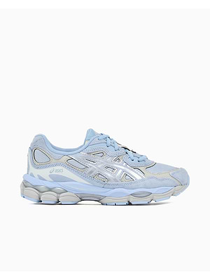 ASICS gel-nyc storm cloud/pure silver  סניקרס ניו יורק בצבע קרם אפור כחול  1203A739-401