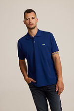 LACOSTE polo short sleeve פולו לקוסט בצבע כחול רויאל F9F עם התנין האייקוני (REGULAR FIT)