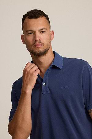 גאנט פולו בצבע כחול נייבי אבן  GANT polo (REGULAR fit) sunfaded navy