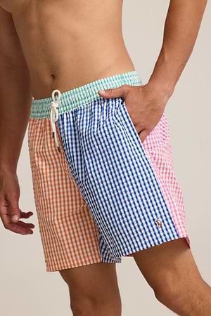 RALPH LAUREN swimshort small logo בגד ים ראלף לורן בצבע משצבעות צבעוני