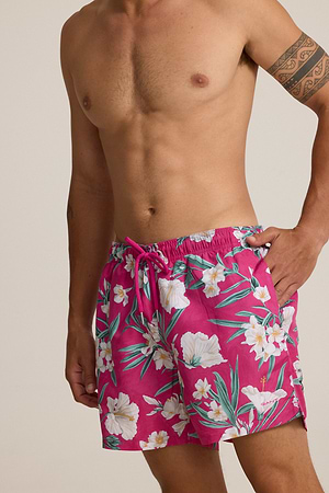 GANT swimshort green  בגד ים בצבע ורוד פרחוני