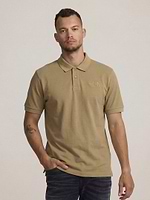 THE NORTH FACE beige green tone on tone polo פולו בצבע ירוק חאקי טון על טון