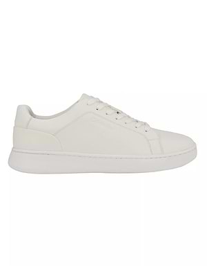CALVIN KLEIN sneakers FALCONI2 white white  סניקרס בצבע לבן לוגו לבן