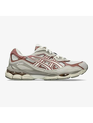 ASICS gel-nyc cream/umeboshi  סניקרס ניו יורק בצבע אדום משולב שמנת 1203A383-121  A-44