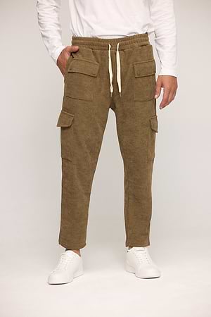 PALM MYKONOS super vintage white pants מכנס קורדרוי בצבע חום כאמל